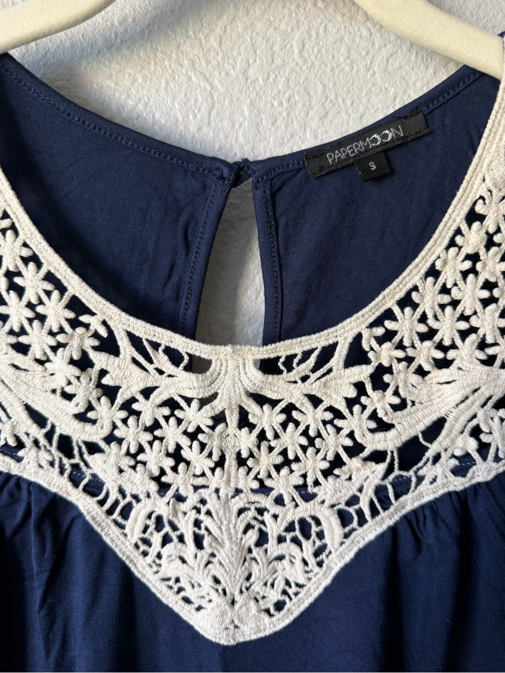 Papermoon Crochet Detail Knit Tank, EUC, Women’s Small - Picture 4 of 13